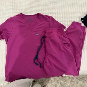 Raspberry sorbet figs